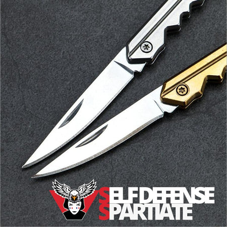Clé couteau self defense lame