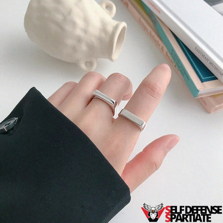 Bague de Defense Sterling Silver Argent