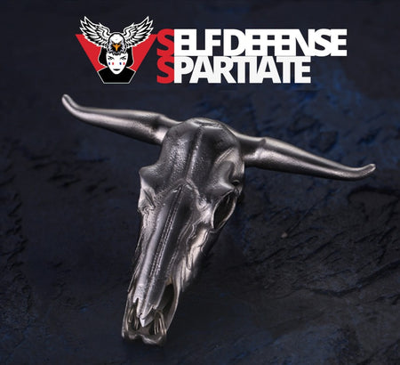 Porte cle self defense crane de taureau