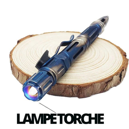 stylo tactique self defense future lampe
